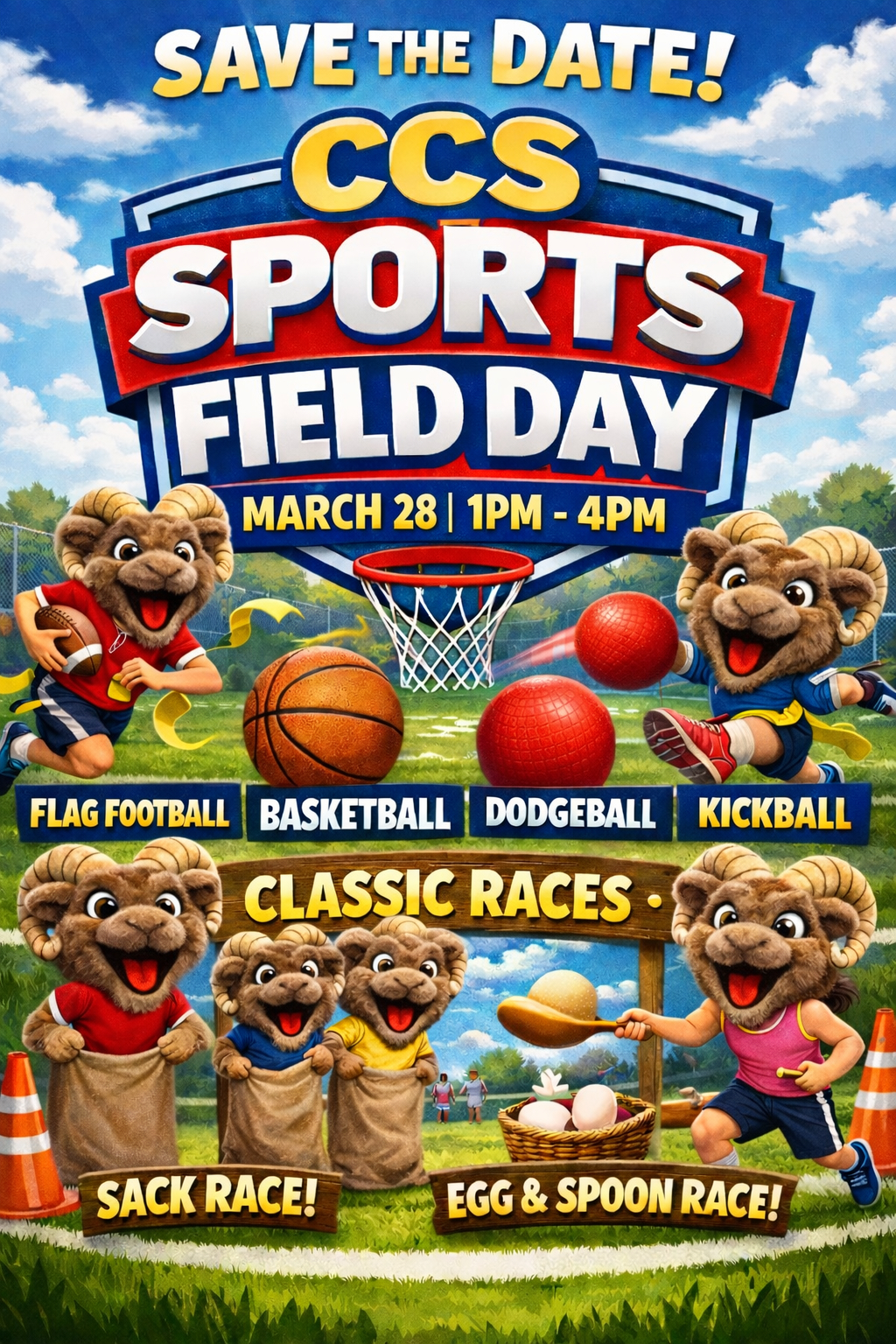 Save the Date for CCS Sports Field Day